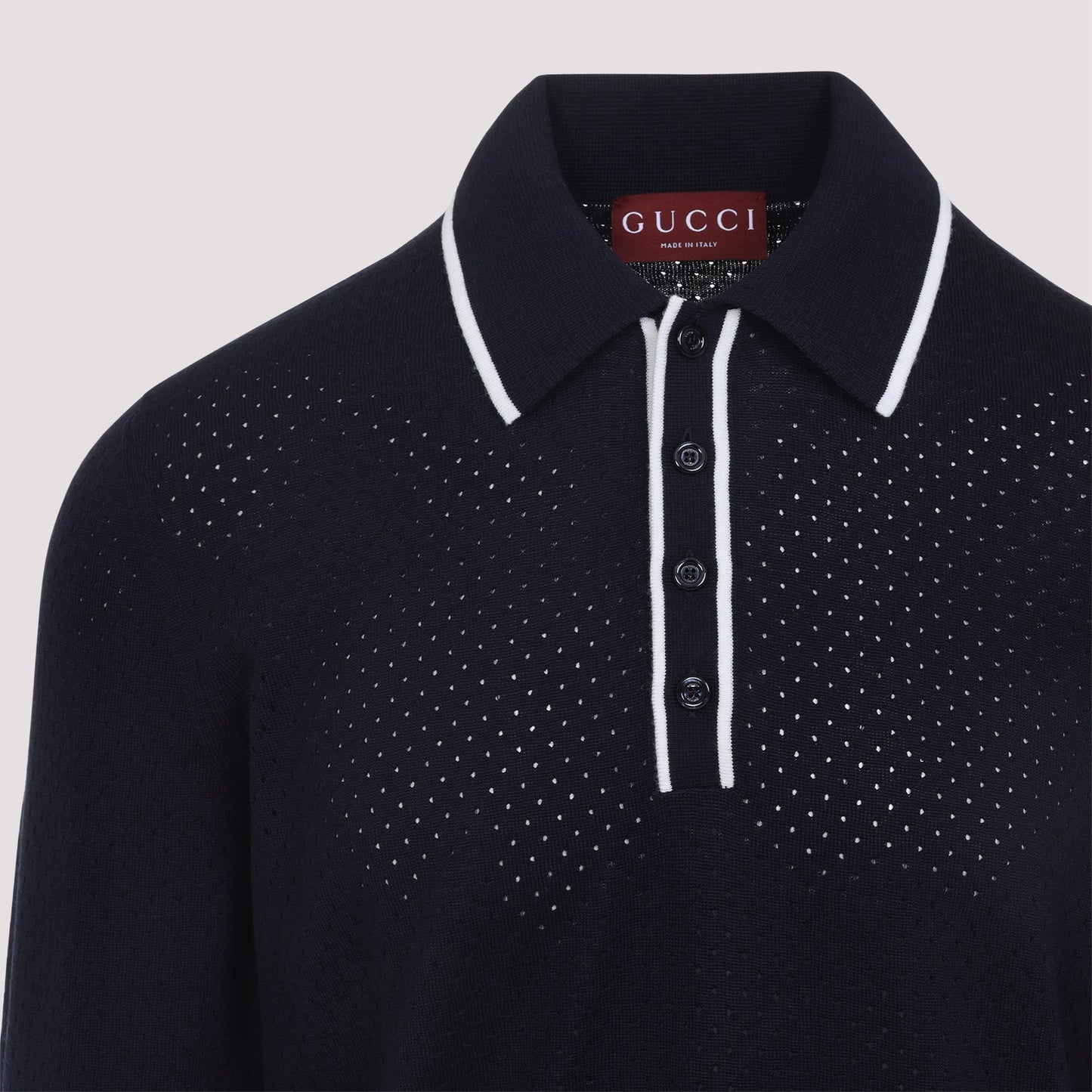Gucci Men's Long Sleeve Polo