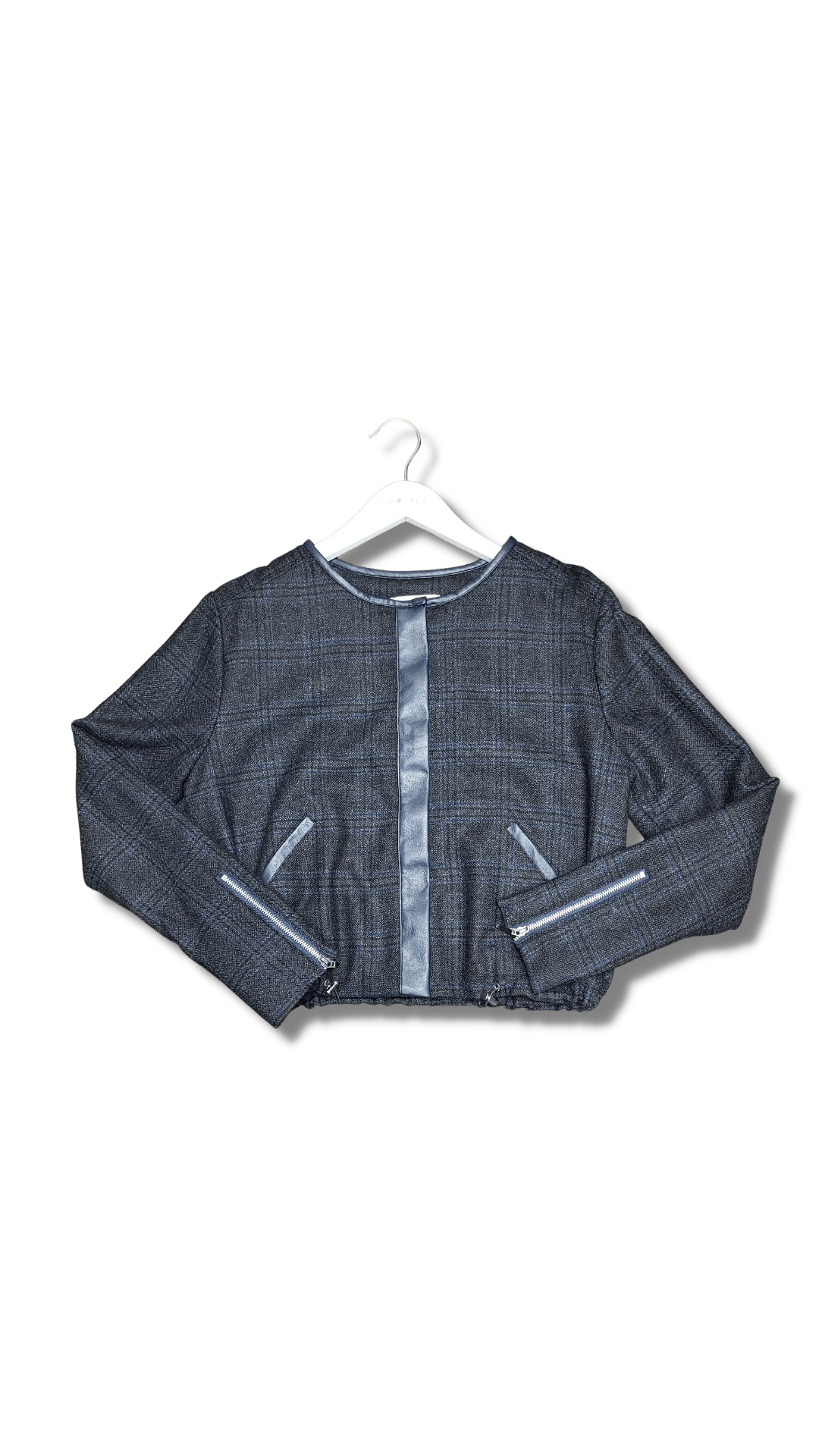 WOOL & LEATHER JACKET