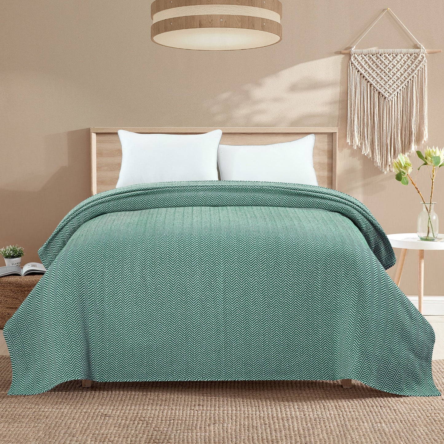 Herringbone Cotton Blanket