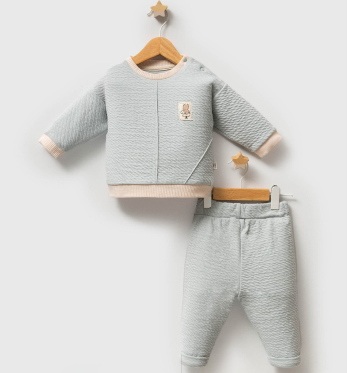 Teddy Quilted 2 Piece Set