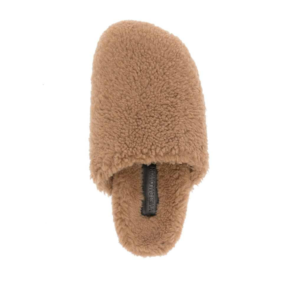 Yves Salomon Brown Flip-Flops & Slides Women