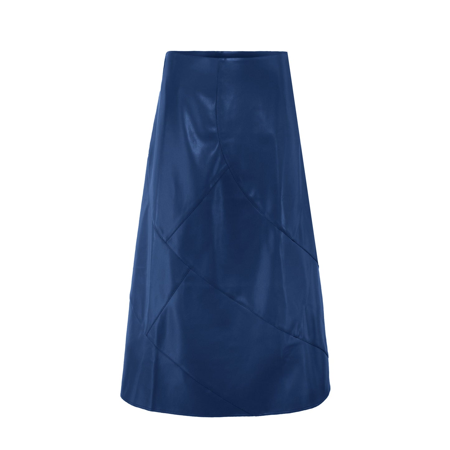 LEATHER SEAM SKIRT