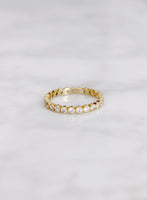 ROUND ETERNITY BAND- CLEAR