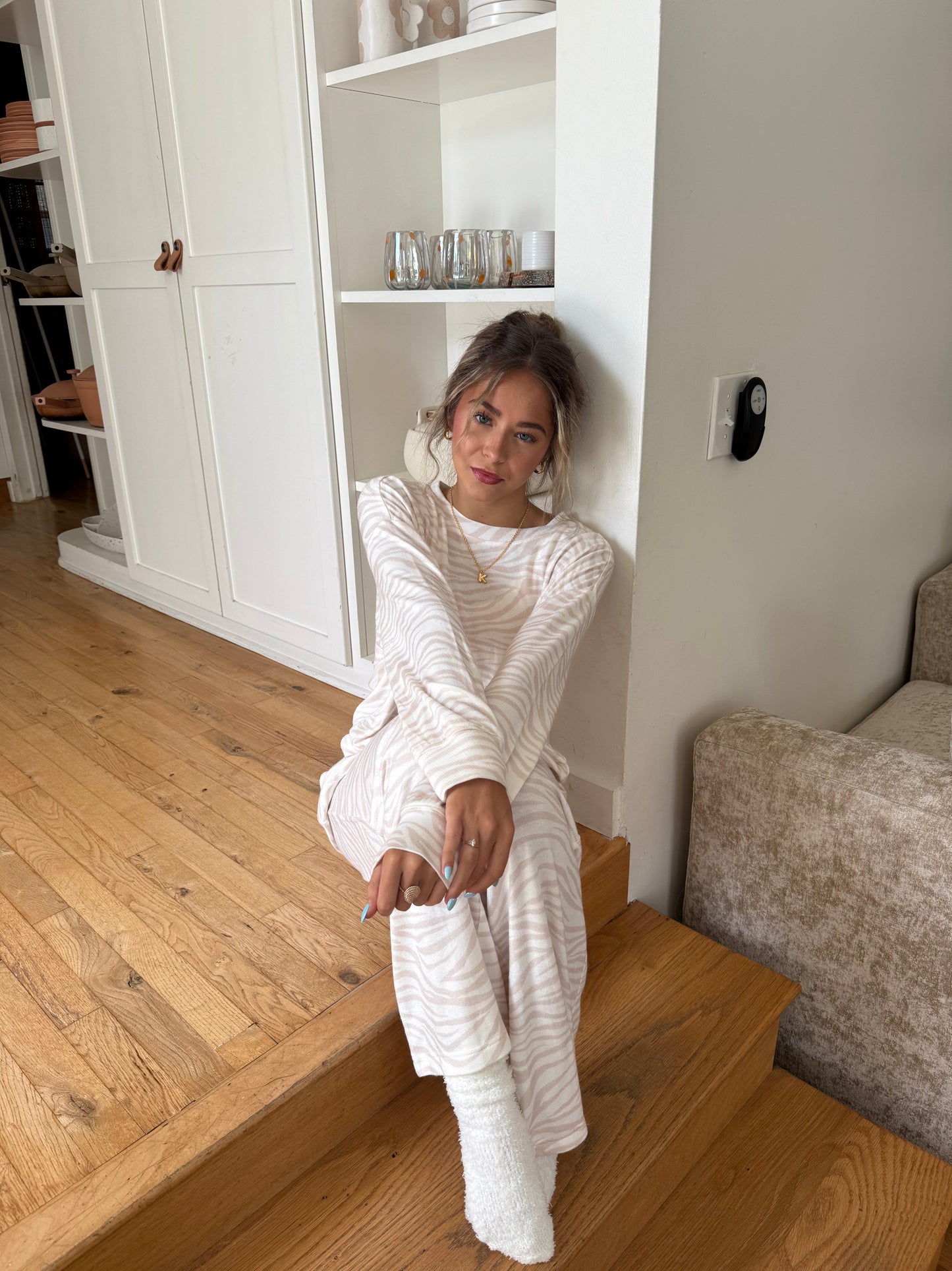 Mai Wide Leg Pant - White Tiger