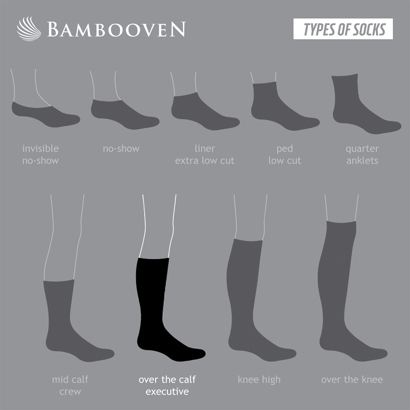 Men’s Bamboo Dress & Trouser Socks 6-Pack - 626