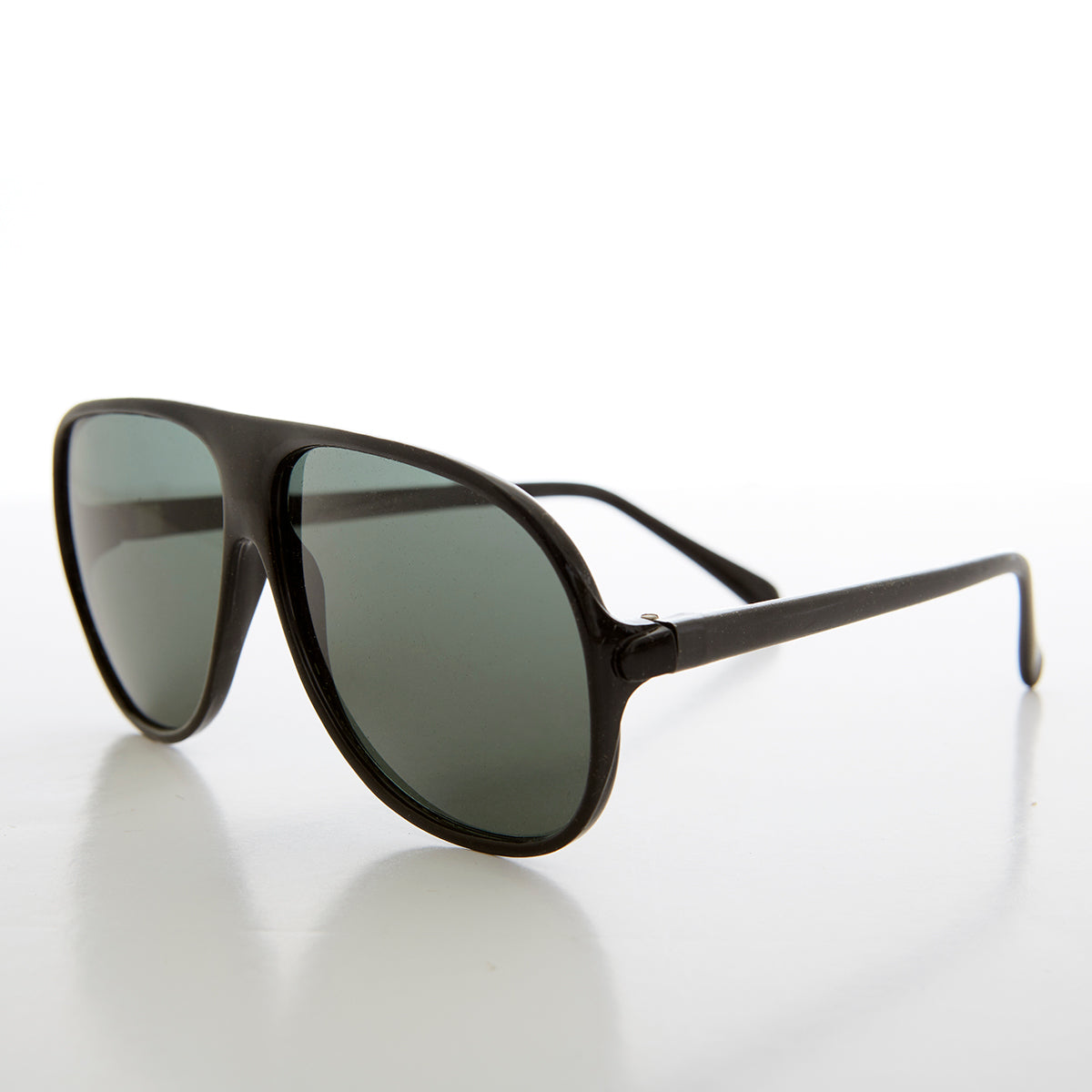 Vintage Pilot Sunglasses with Glass Lens - Tank