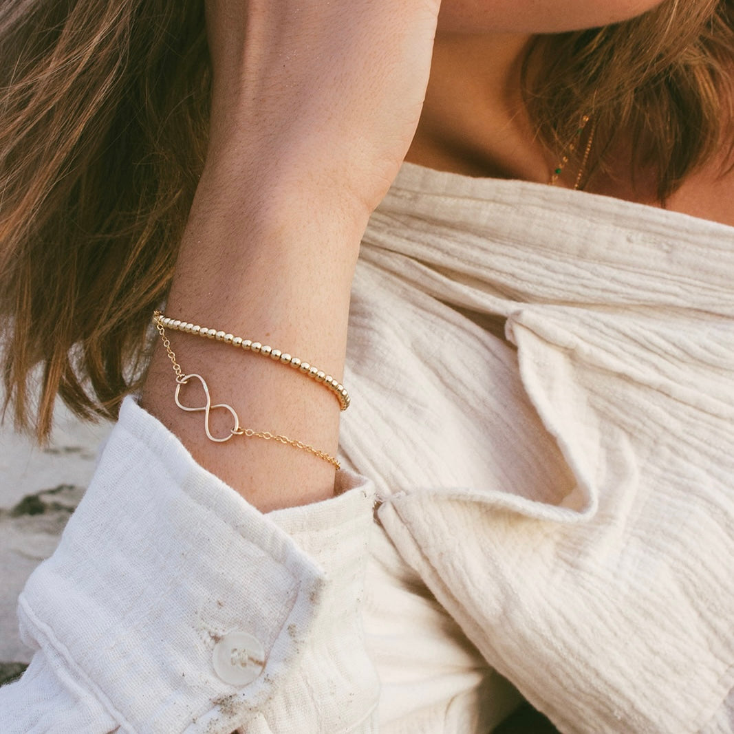 Teressa Lane Infinity Bracelet for Women - Elegant Gold Chain