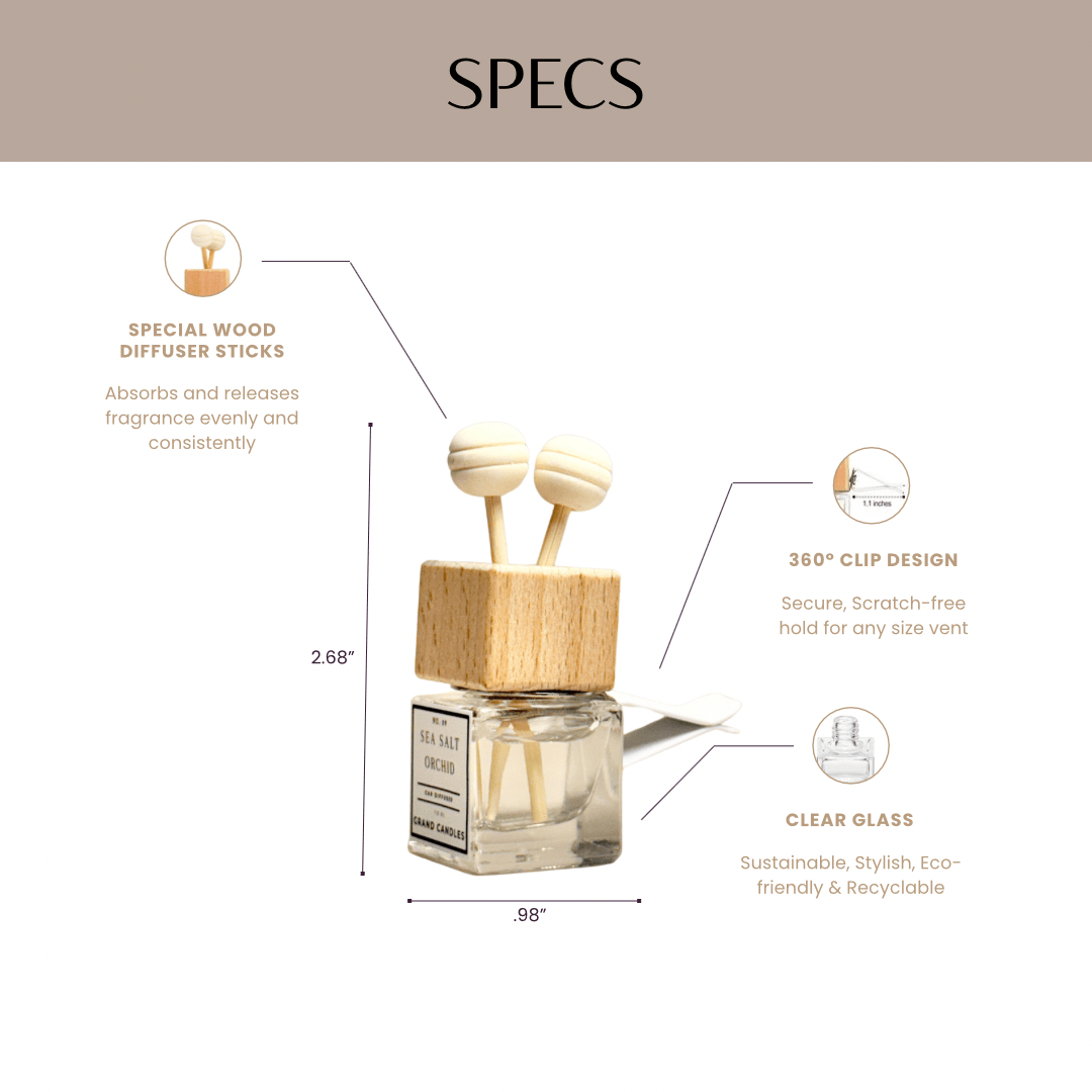 Bamboo Coconut Car Diffuser