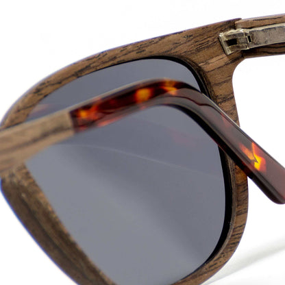 Lark - Unisex Wooden Sunglasses