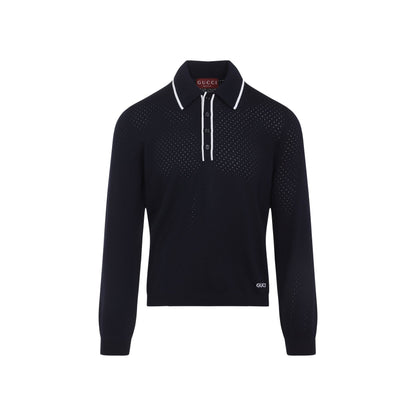 Gucci Men's Long Sleeve Polo