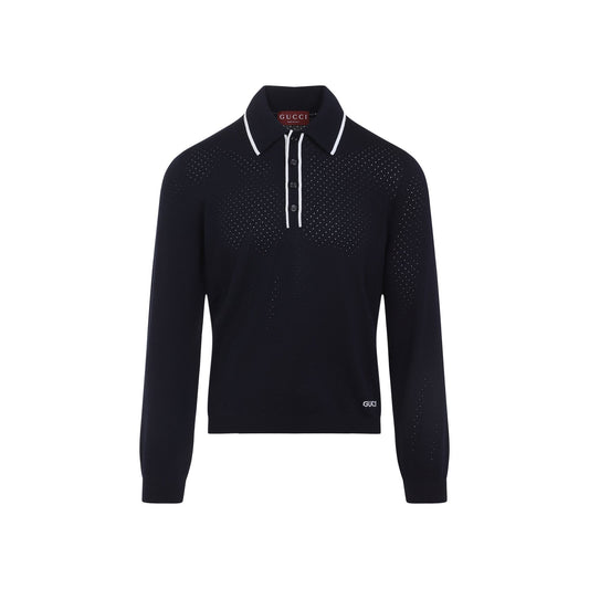 Gucci Men's Long Sleeve Polo