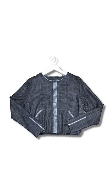 WOOL & LEATHER JACKET