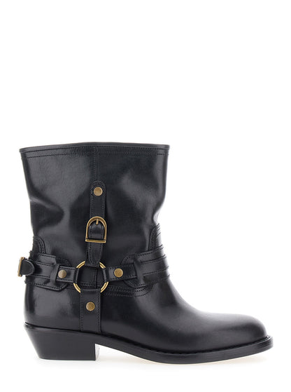 Isabel Marant Women 'Ildred' Black Ankle Boots