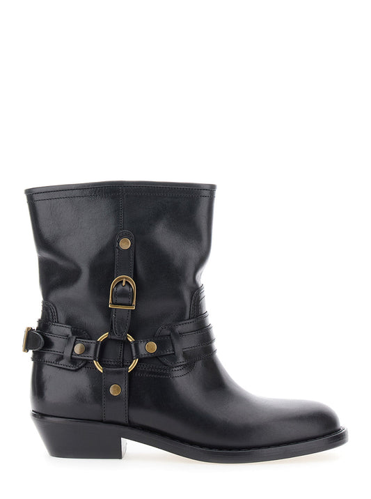 Isabel Marant Women 'Ildred' Black Ankle Boots
