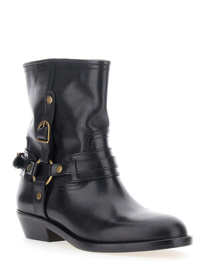 Isabel Marant Women 'Ildred' Black Ankle Boots