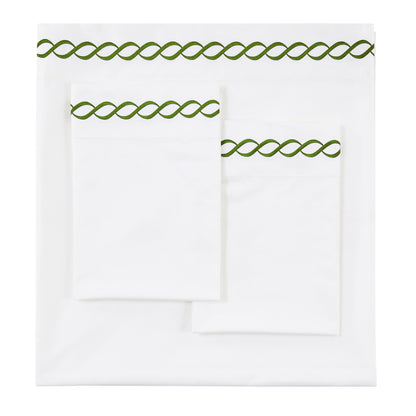 600 Thread Count Rope Embroidered Sheet Set