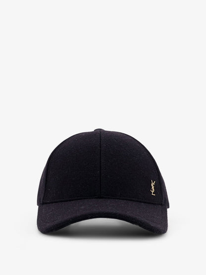 Saint Laurent Unisex Wool Baseball Hat