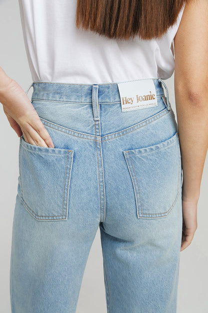 Angeles High Rise Baggy Jeans HJ103