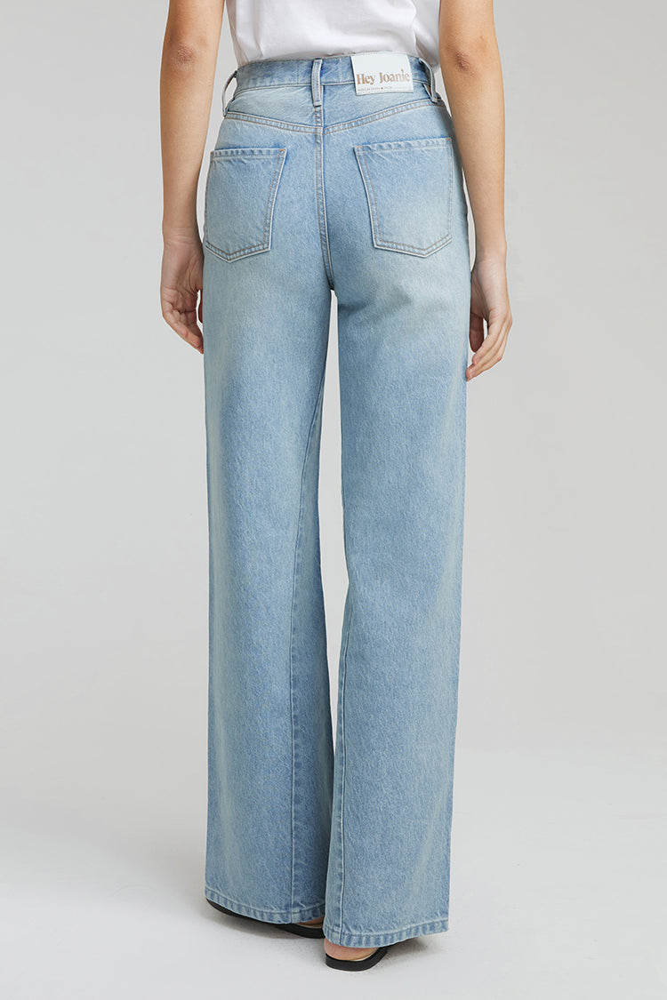Angeles High Rise Baggy Jeans HJ103