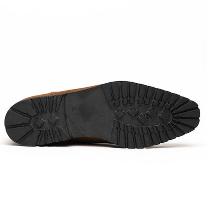 46-210-CGN GIANNA Suede Chelsea Boot, Cognac