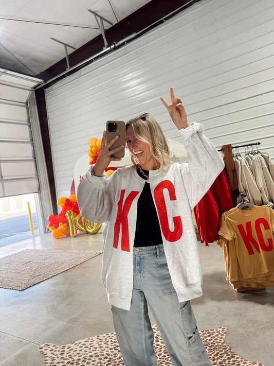 KC Cardigan/Crewneck