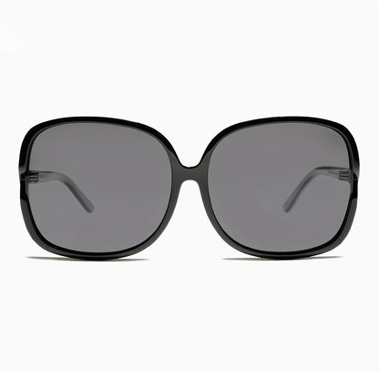 Oversized Square Sunglass with Polarized Lens - Jackie