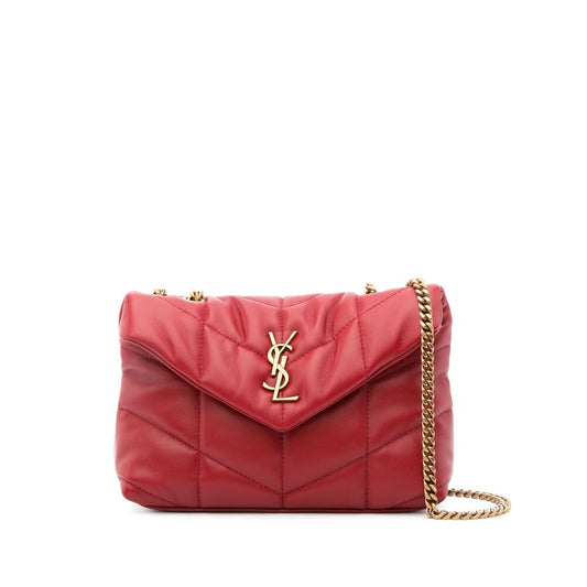 Saint Laurent Red Shoulder Bags Women