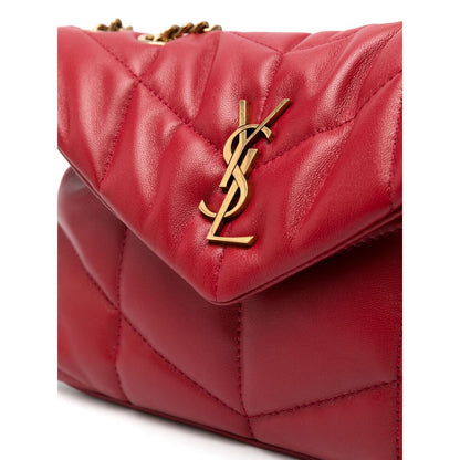 Saint Laurent Red Shoulder Bags Women