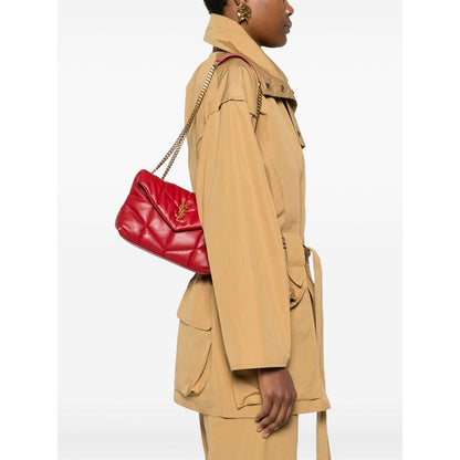 Saint Laurent Red Shoulder Bags Women