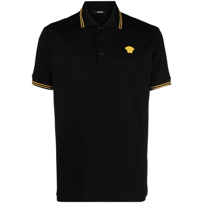 Versace Black Polo Shirts Men