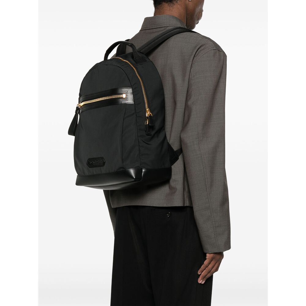 Tom Ford Black Backpacks Men
