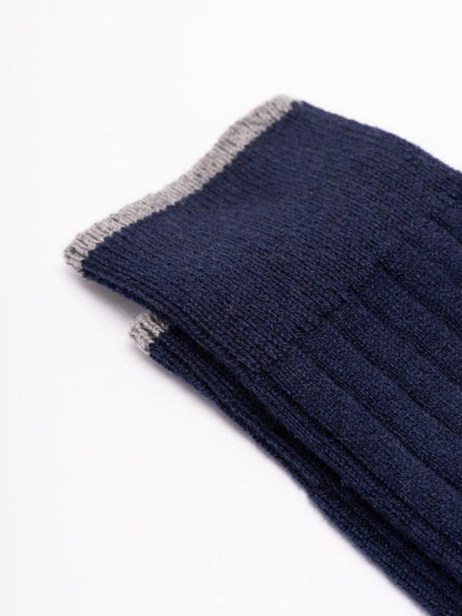 Brunello Cucinelli Men Rib Knit Cashmere Socks