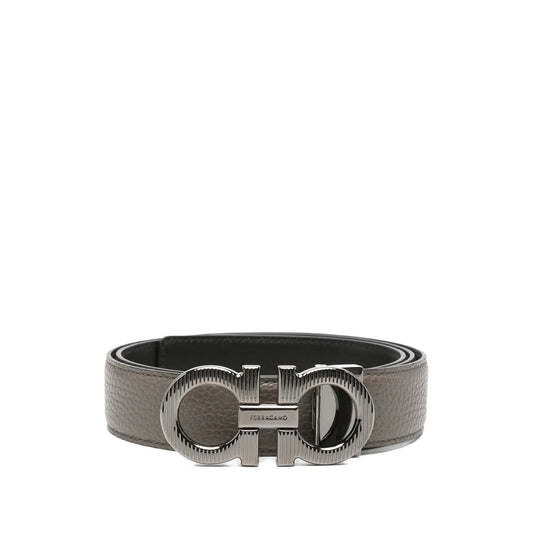 Men's Ferragamo Grey Belt
