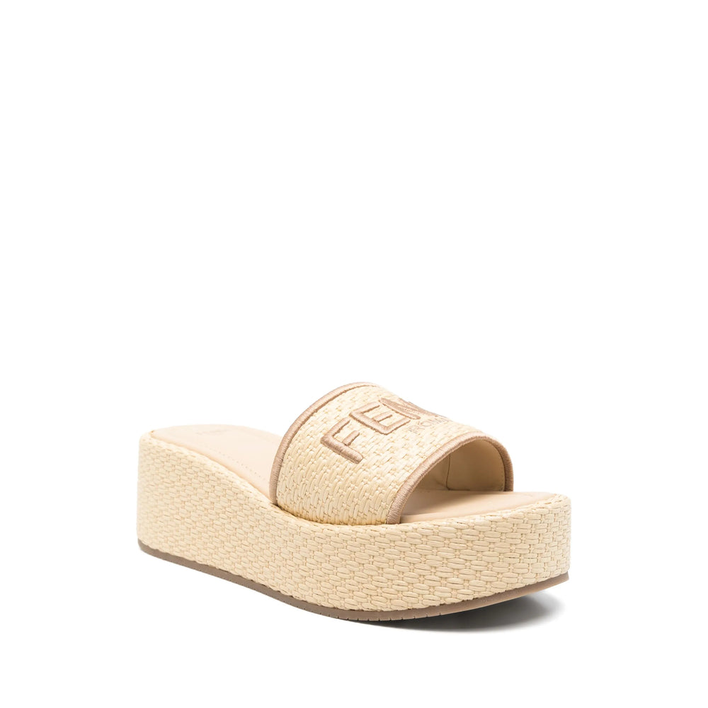 Fendi Neutral Slides