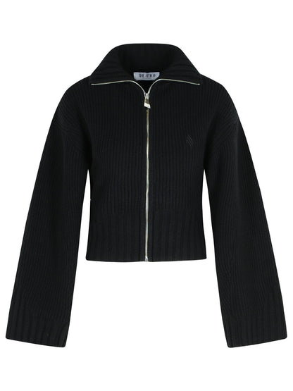 The Attico Black Wool And Cashmere Sweater Women