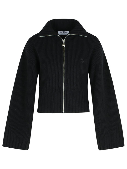 The Attico Black Wool And Cashmere Sweater Women