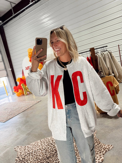 KC Cardigan/Crewneck