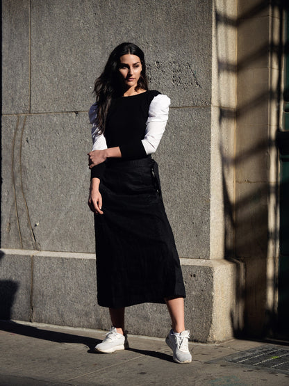 RIBBED/COTTON T-SHIRT