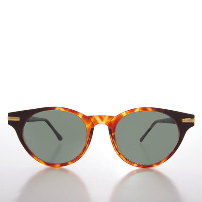 Round Horn Rim Retro Sunglasses - Croft