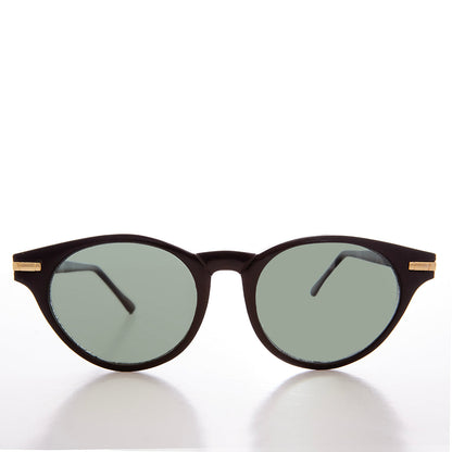 Round Horn Rim Retro Sunglasses - Croft