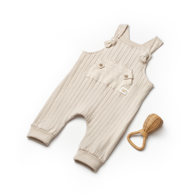 Teddy Overalls 100% Organic Cotton