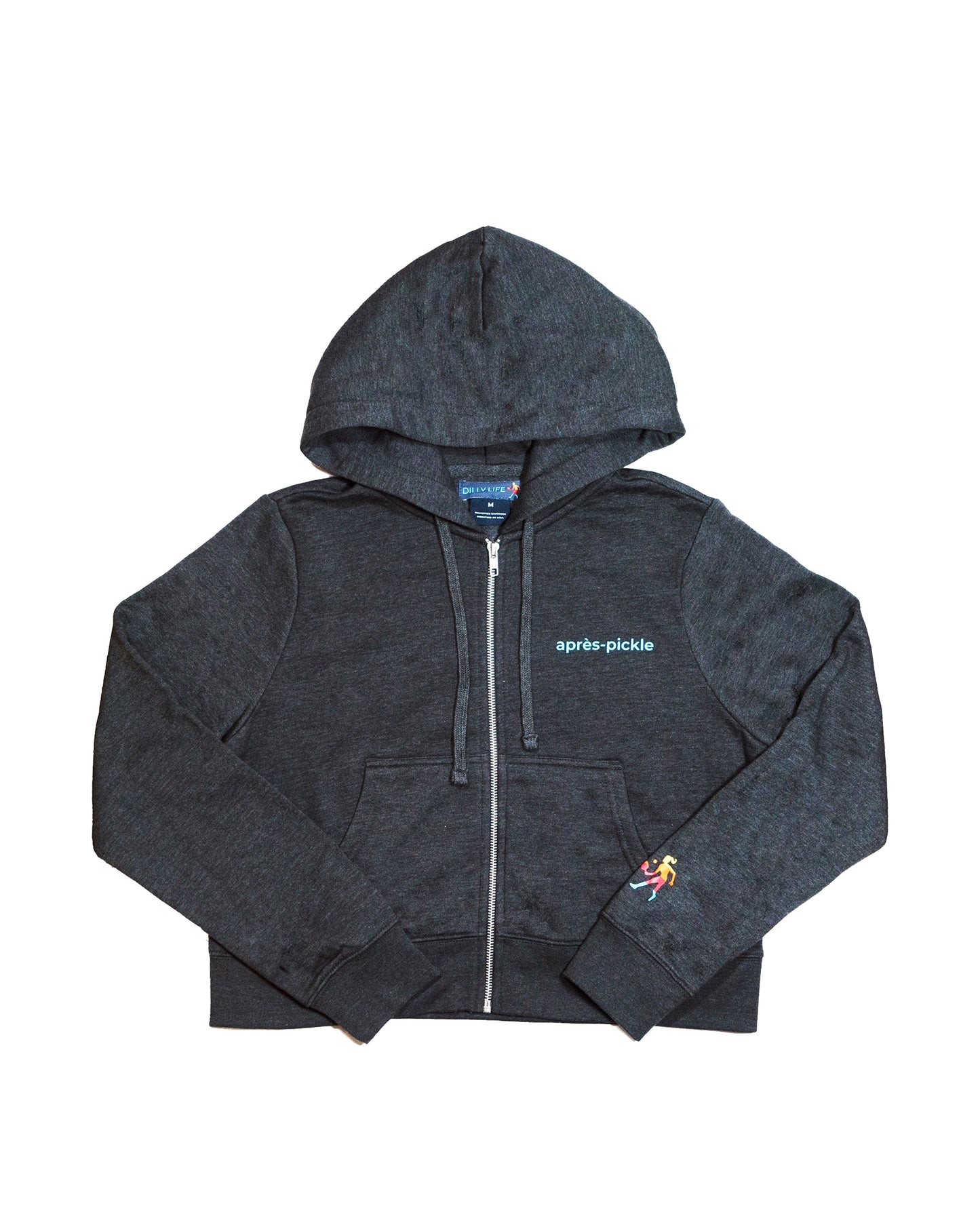 Women's après-pickle Crop Fit Full Zip Hoodie