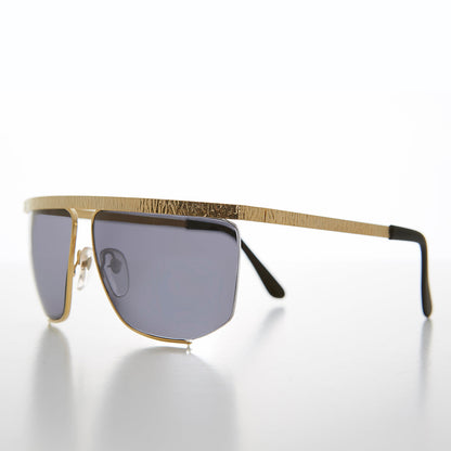 Gold Hip Hop Vintage Sunglasses - Drake