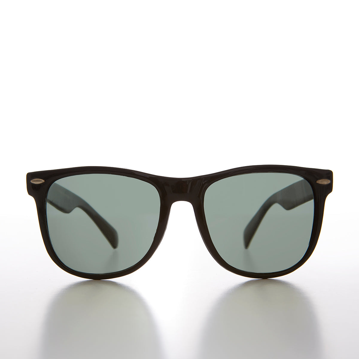 Classic Square Black Vintage Sunglasses - Draper