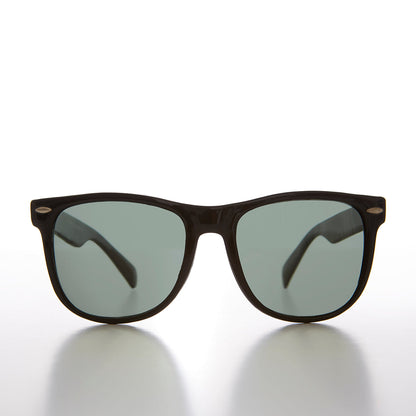 Classic Square Black Vintage Sunglasses - Draper