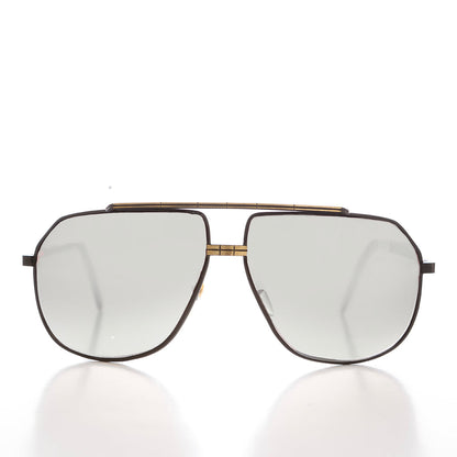 Large Square 80s Aviator Sunglasses - Gibbons