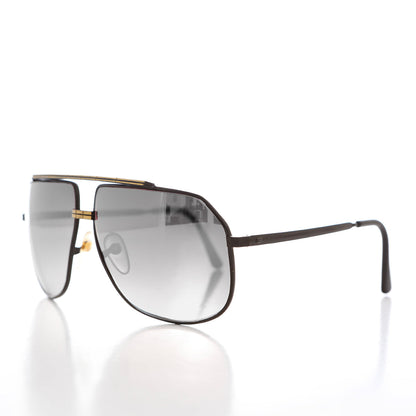 Large Square 80s Aviator Sunglasses - Gibbons