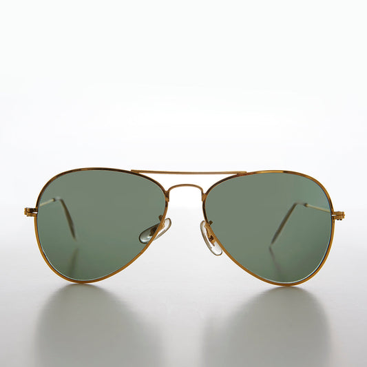 Small Classic Aviator with Glass Lens - Hawker