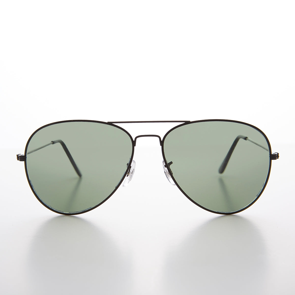 Original Vintage Metal Aviator Sunglass with Glass Lens - Hughes