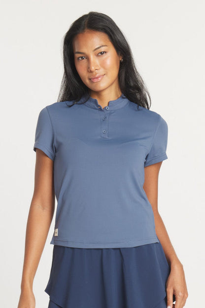Women's Catalyst Polo | Mantra Collar | Raindrop